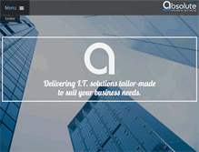 Tablet Screenshot of absoluteis.com